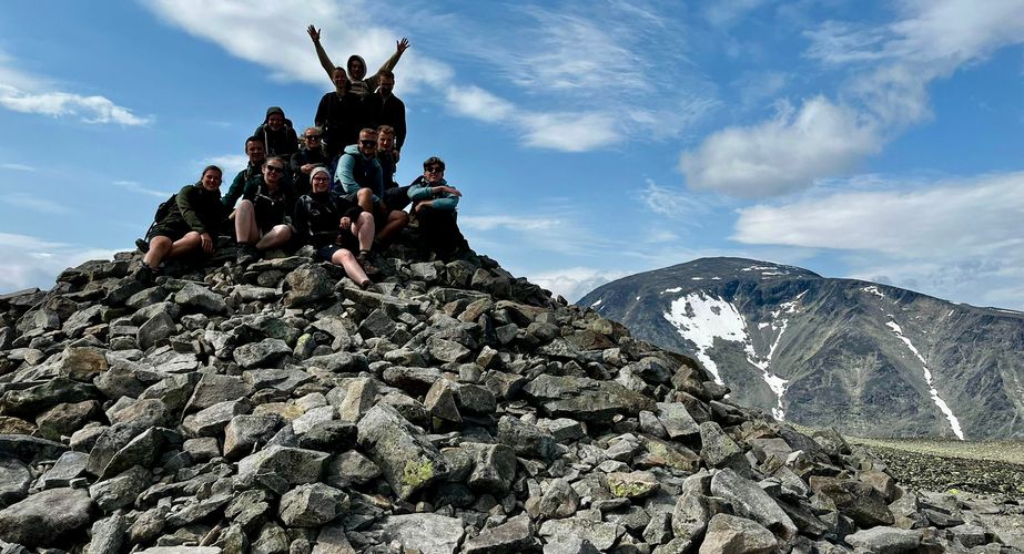 Groepsfoto Noorwegen Zweden